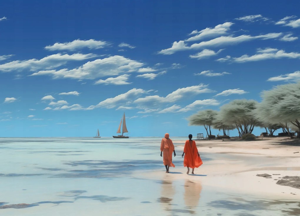 Poszter 18x13cm Nyugalom a homokban