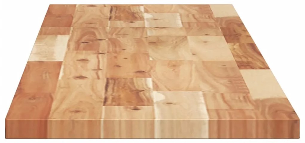 2 db olajbevonatú tömör akácfa függőpolc 140 x 30 x 2 cm