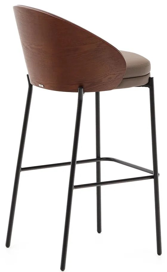 Barna bárszék (ülésmagasság 77 cm) Eamy – Kave Home
