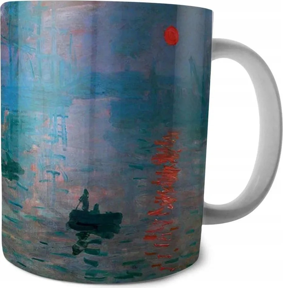 Bögre Impresszió, napfelkelte Claude Monet
