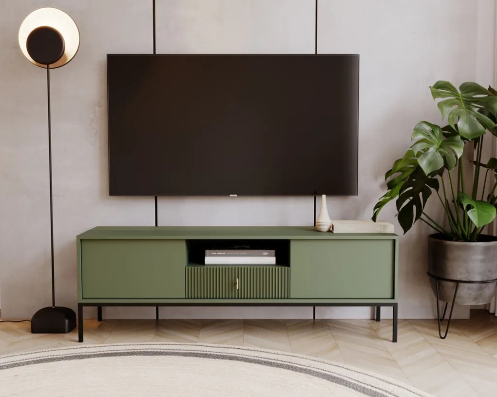 TV Állvány Matt Zöld Színben. MAGGIORE MA01 2D1S