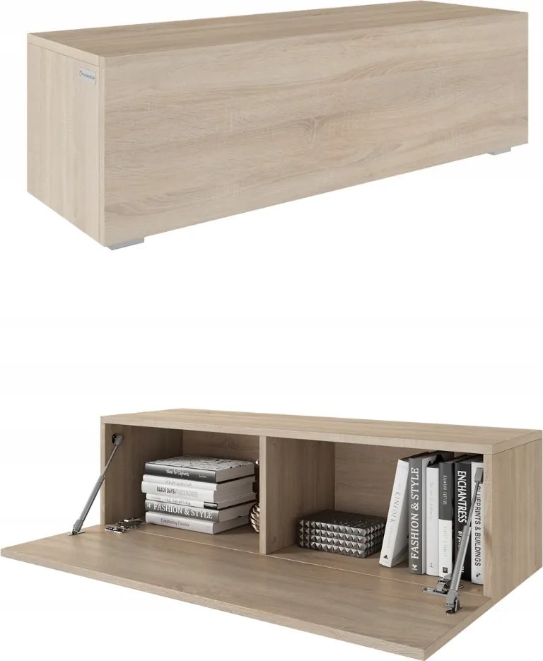 Rtv szekrény 105cm akasztós/álló sonoma tölgy