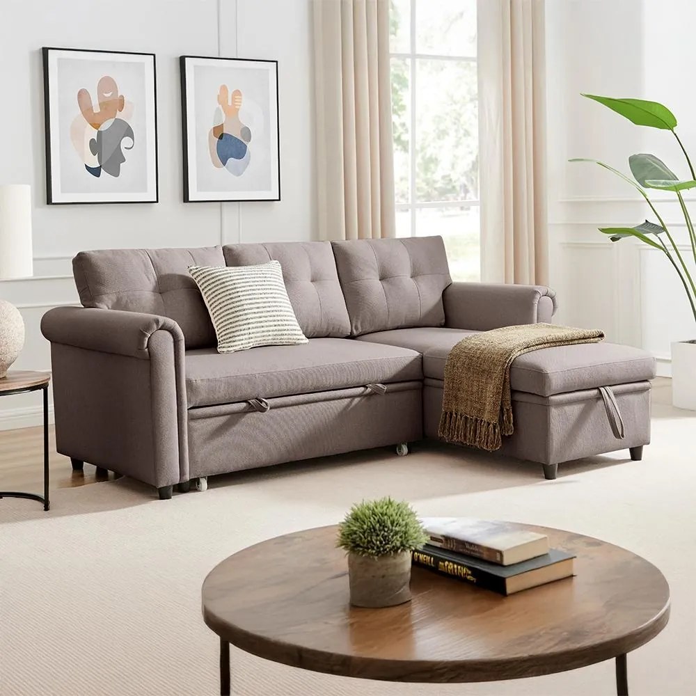 Catini NESTA sarok ülőgarnitúra, barna