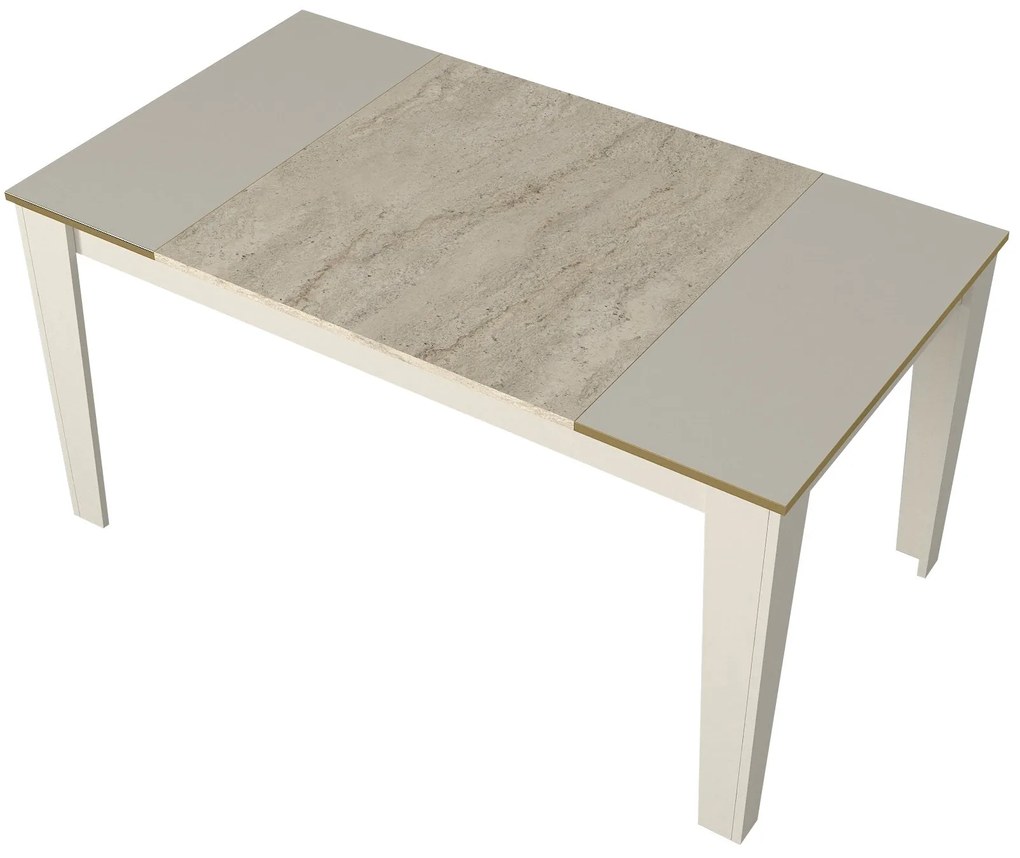 Étkező asztal Veyron - Travertine, Sandstone