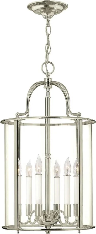 Elstead Lighting GENTRY HK-GENTRY-P-L-PN Függőlámpa 6x60W/E14