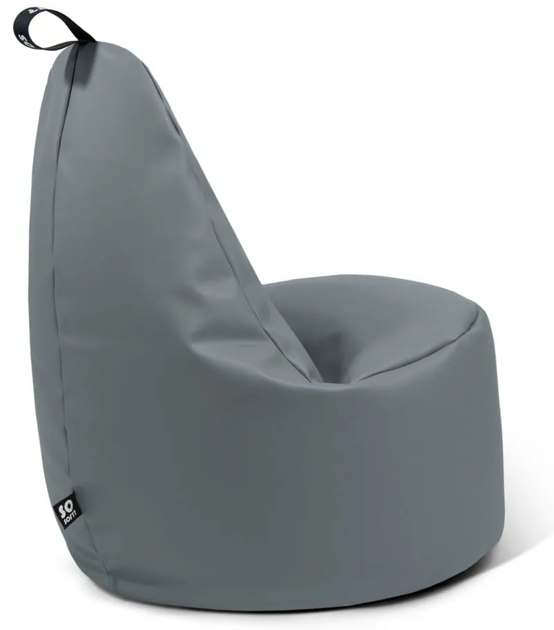 Piros bőrutánzat babzsákfotel Lull XL – So Soft?