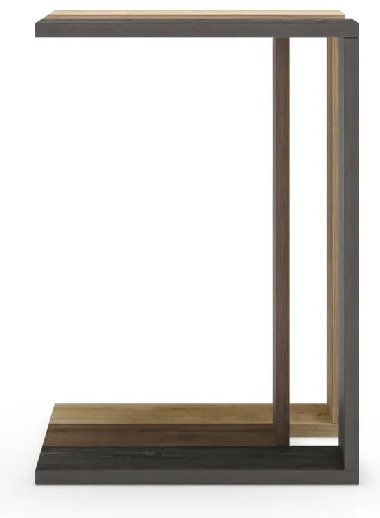 Tárolóasztal tölgyfa dekorral 40x30 cm Macha – Marckeric