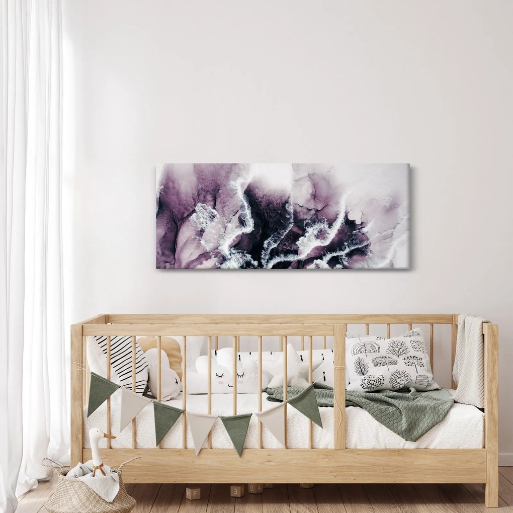 Kép - Lila márvány N⁰2 (120x50 cm)