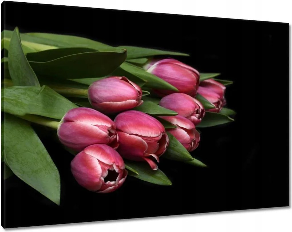 Vászonkép 100x70 Zamatos tulipánok