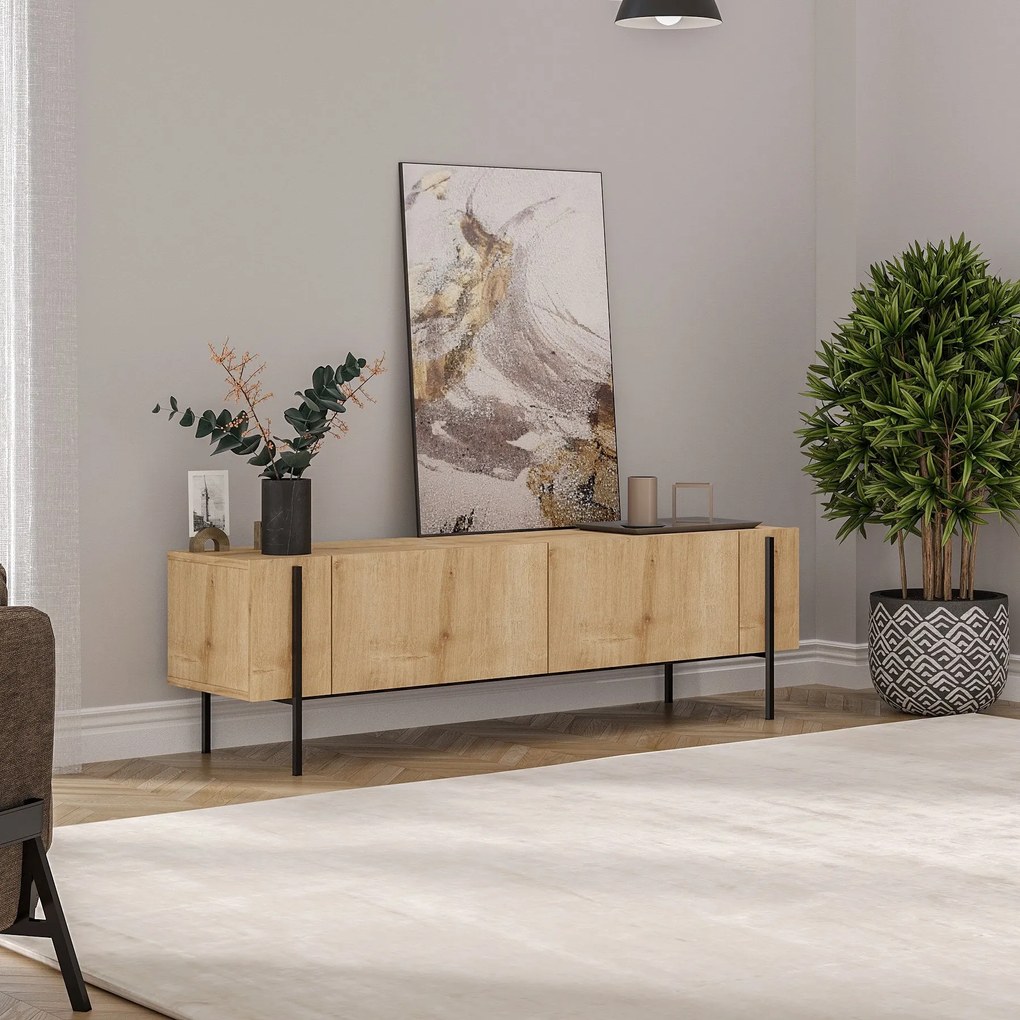 TV szekrény Herman - Sapphire Oak