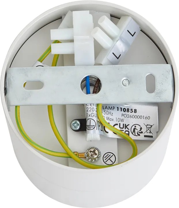 Modern felületre szerelhető spotlámpa fehér GU10 50mm dönthető - Echo