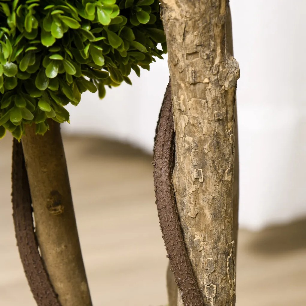 Műnövény, buxus, cserépben 90cm magas