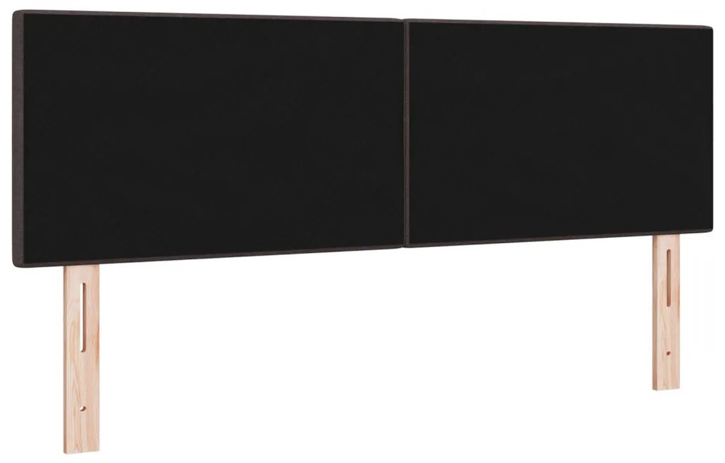 Fejtámla Gombos Tűzött Sötétbarna 140 cm Szövet