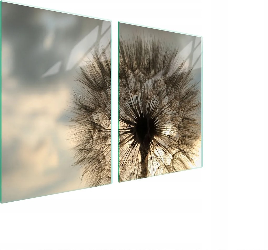 Üveg Konyhai Védőlap 2x45x52 Virág Edzett Üveg