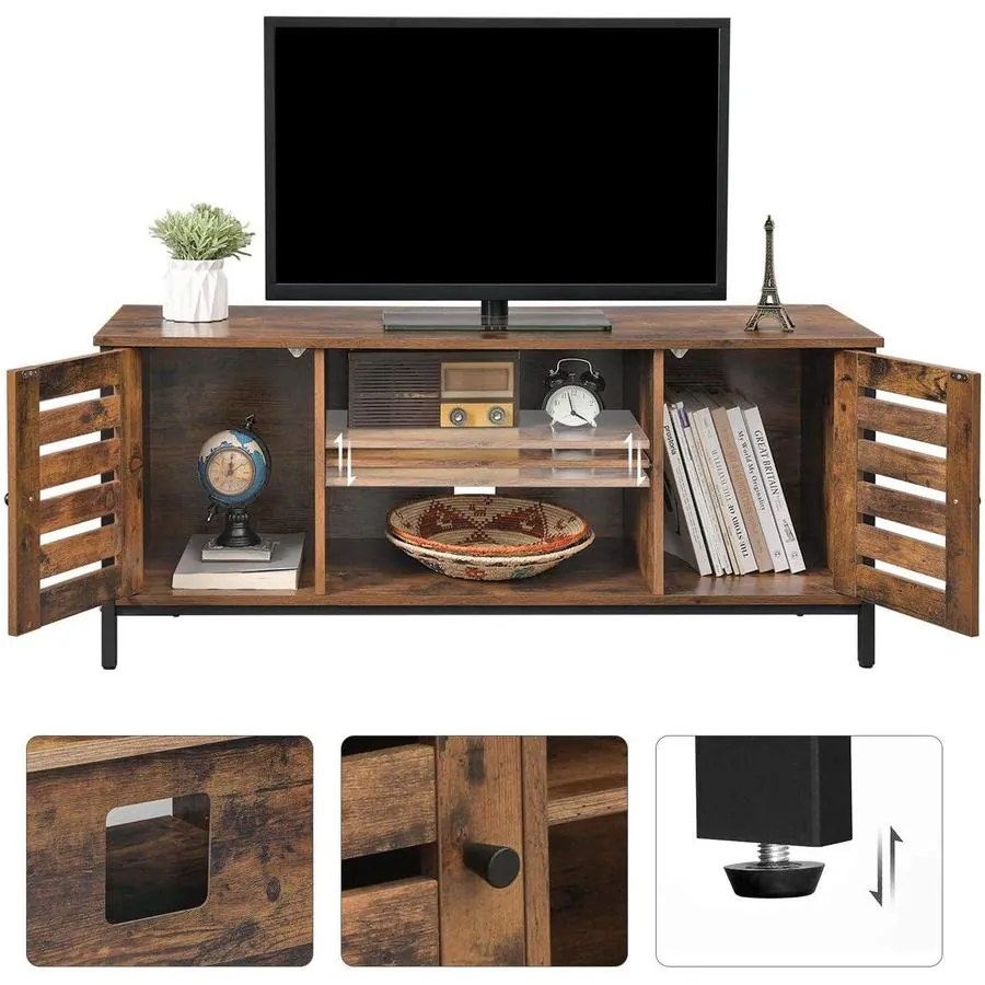 TV szekrény, TV állvány tárolóval 110 x 40 x 50 cm | VASAGLE