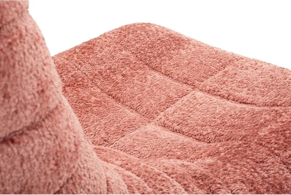 Rózsaszín buklé babzsákfotel Mask – Mauro Ferretti