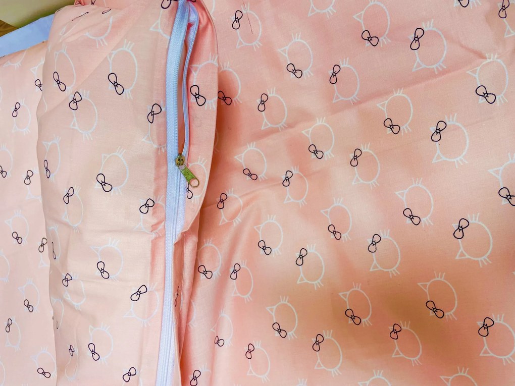 Gyerek pamut lepedők Hello Kitty TiaHome - Detský set 130x90cm + 65x45cm