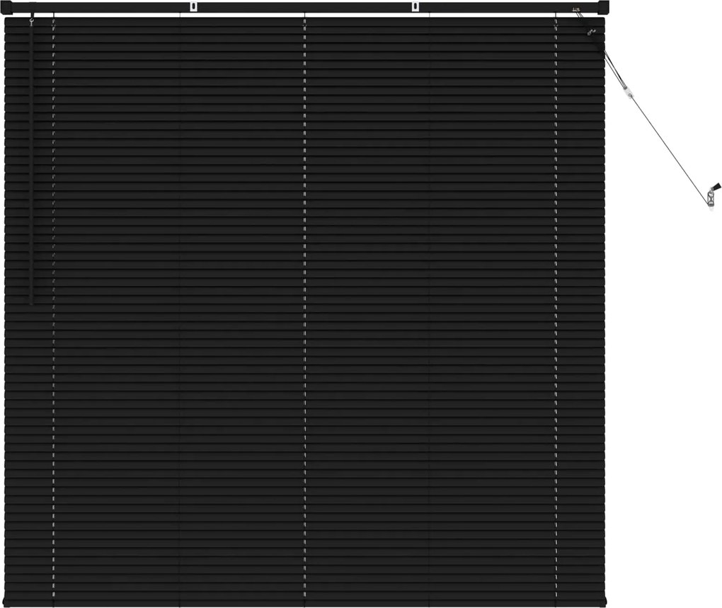vidaXL Zsaluzia Állítható Fekete 150 x 140 cm PVC