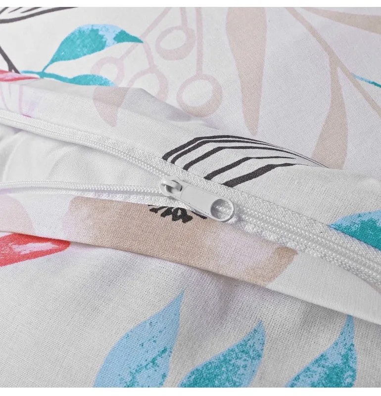 EMI Nice virágos pamut ágyneműhuzat, Francia szett1 200x220 + 2x (70x90)