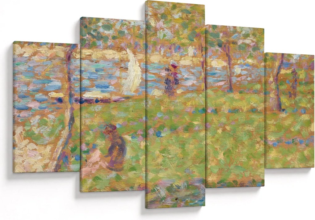 Kép - Georges Seurat, Study for "La Grande Jatte", reprodukciók (150x105 cm)