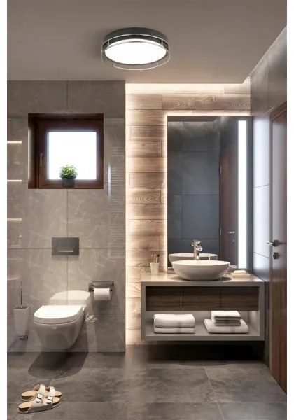 Searchlight 62012-2CC - Fürdőszobai mennyezeti lámpa PHEONIX 2xE14/60W/230V IP44