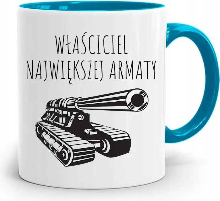 Kék Bögre Vicces Aramty Tulajdonos nyomtatott fényképpel