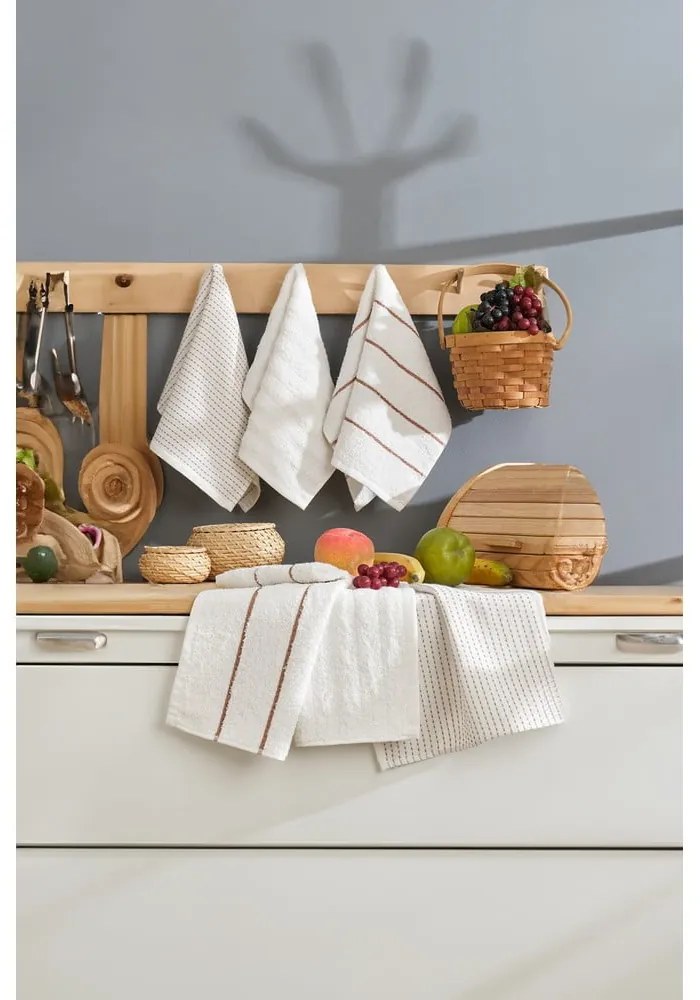 Pamut konyharuha szett 6 db-os 30x50 cm Sofya – Foutastic