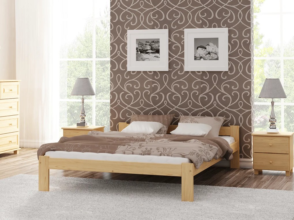 Fa ágy 120x200 Isao VitBed fenyő