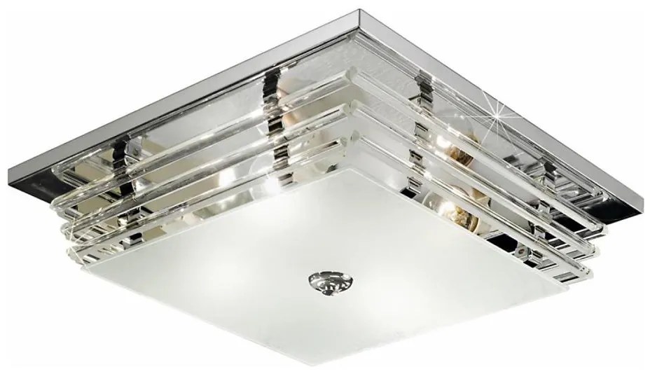 Kolarz 0342.14.5 - Mennyezeti lámpa ONTARIO 4xE27/60W/230V fényezett króm