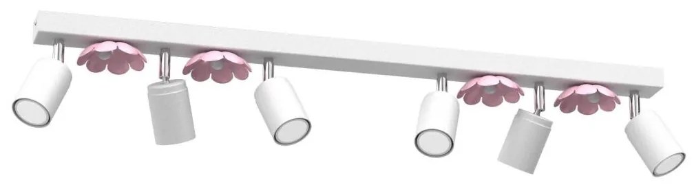 Spotlámpa FLOWER 6xGU10/8W/230V fehér