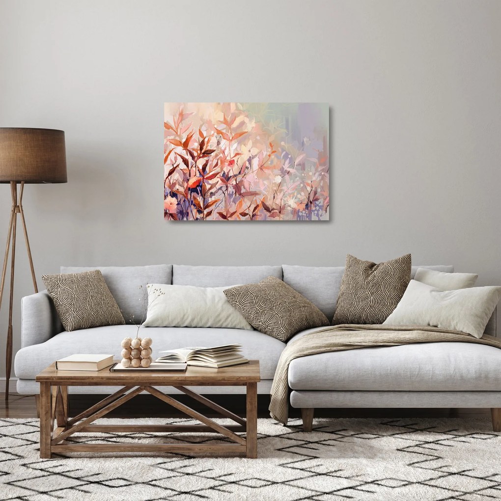 Üveg kép - Festés pasztell ősz (70x50 cm)