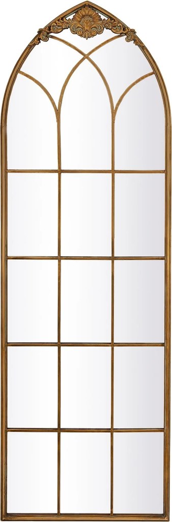 Tükör Arany Dekoratív Ablak Típus Gótikus Ablak Íves 156 cm
