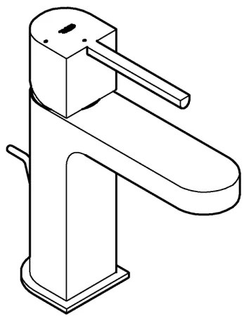 GROHE 23870003 - PLUS mosdócsaptelep, S méret, fényes króm