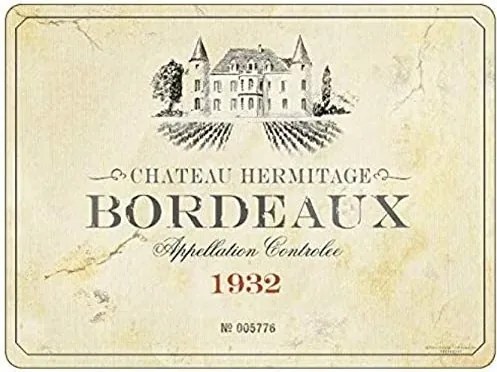 Parafa Alátétek Pimpernel asztalra Nagy Vin France Bor 4 db-os szett