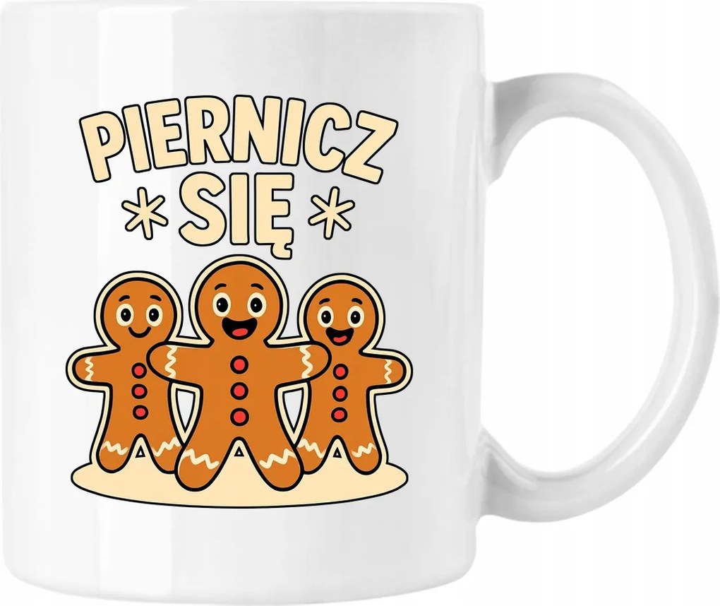 Humoros Mézeskalács Fehér Karácsonyi Bögre 330ml