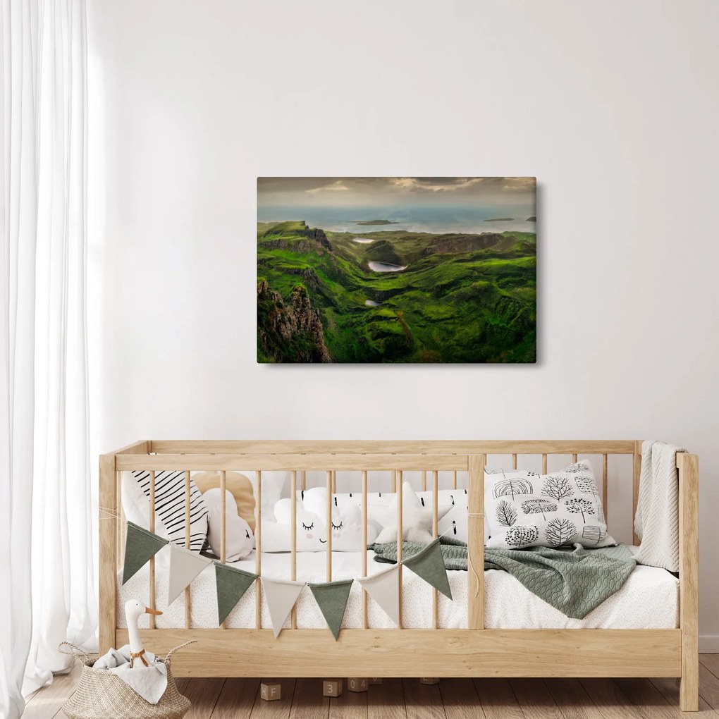 Kép - Quiraing, Skócia (90x60 cm)