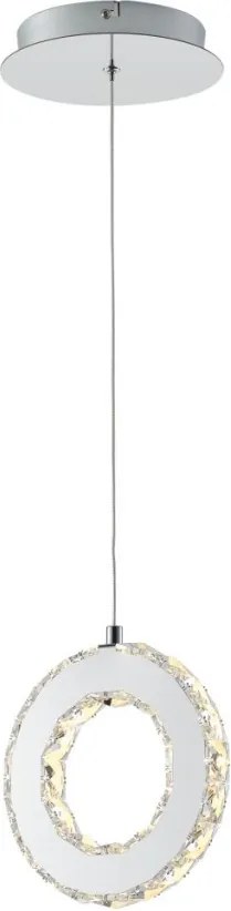 ZUMA LINE MD3713-1-3CT GIRONA Modern Led Függesztett Lámpa Króm LED IP20