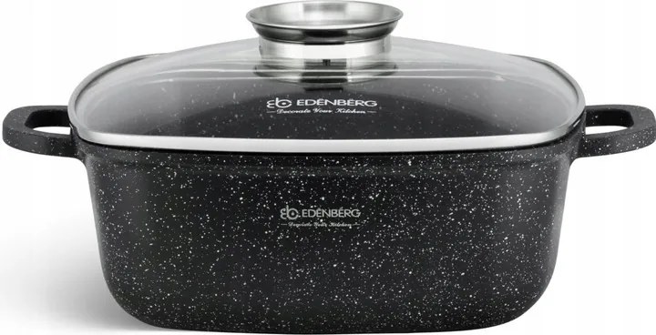 Britfanna Négyzet alakú fazék indukciós gáz adagolóval 5.5L 26CM Edenberg