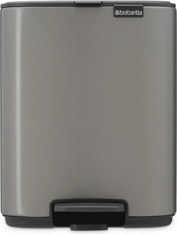 Szürke acél pedálos szemetes 7 l Bo – Brabantia