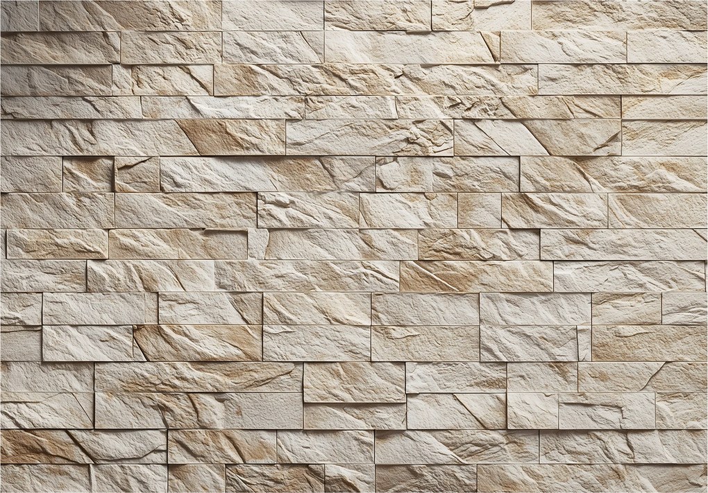 Fotótapéta Kő Fal Tégla Barna Hálószoba Nappali Tapéta Flizelina 150x105