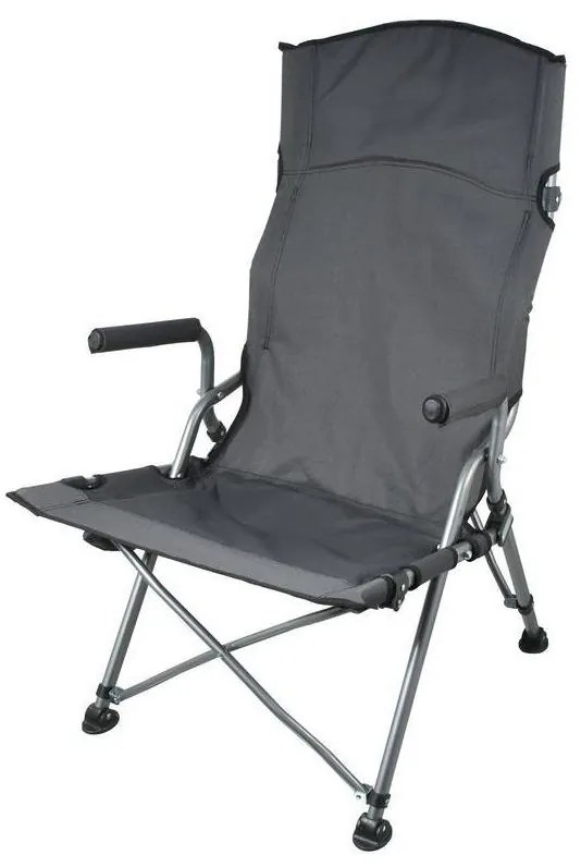 Összecsukható kempingszék szürke