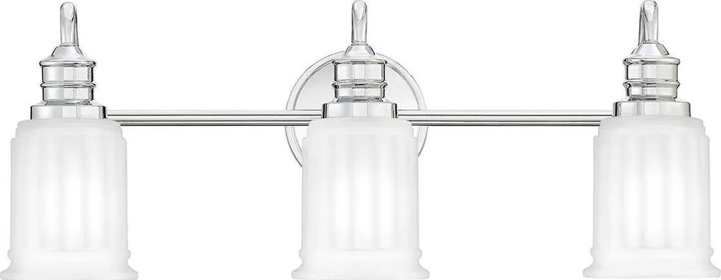 Quoizel QZ-SWELL3-PC-BATH-LED SWELL fürdőszobai fali lámpa, 3x G9/3W/230V, IP44, króm