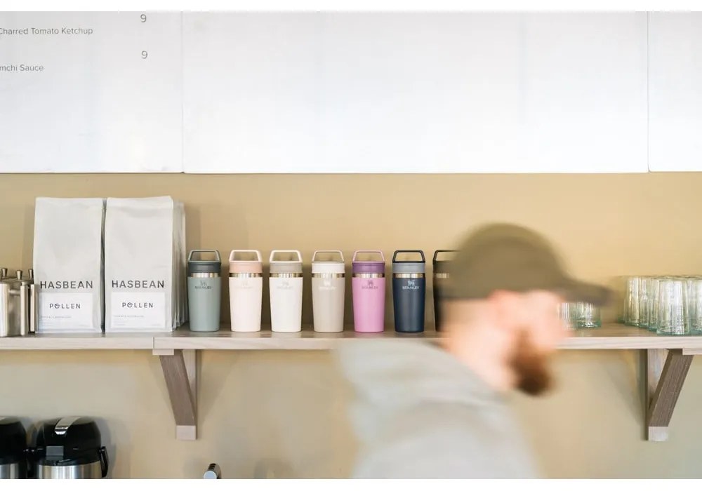 Világos rózsaszín rozsdamentes acél termobögre 350 ml Café-To-Go Rose Quartz – Stanley