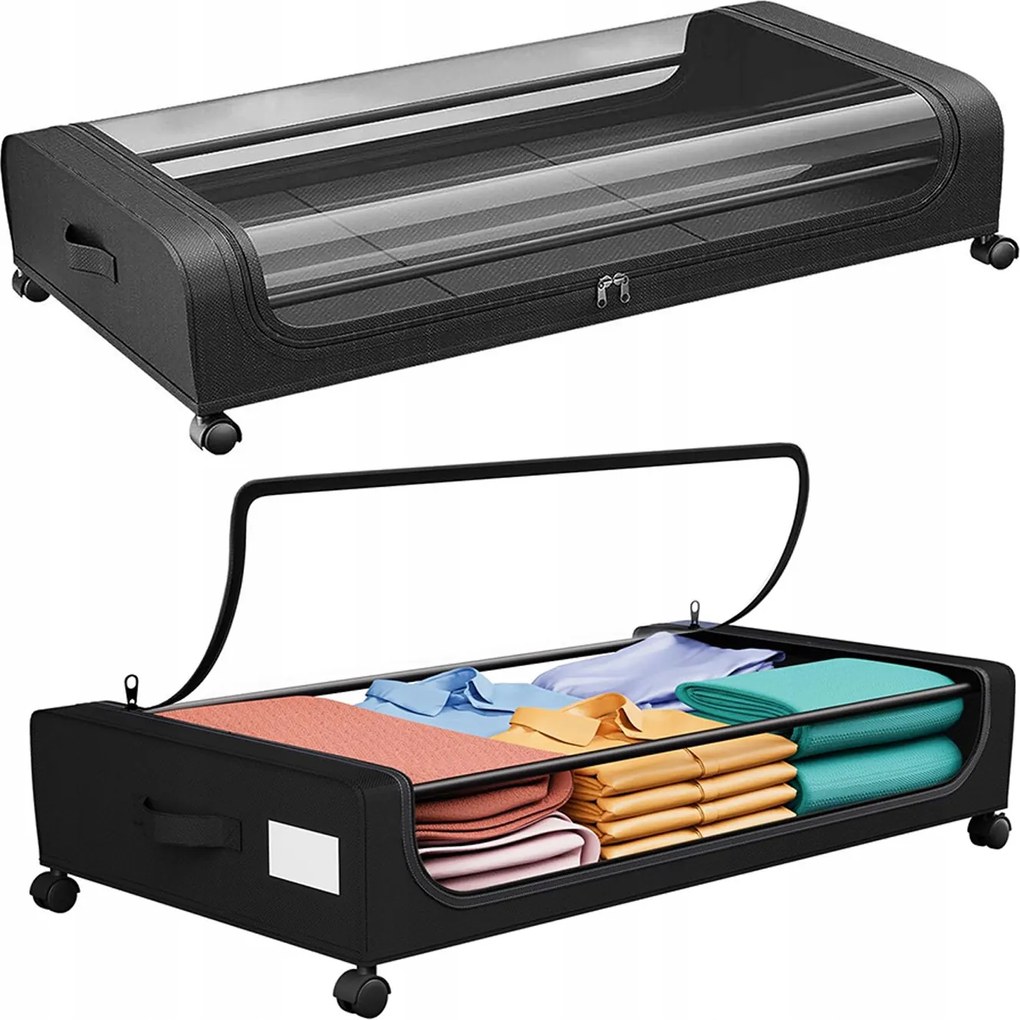 Ágy Alatti Rendszerező 78,5X44CM Ágynemű Tárolására Cipzárral 2 Db