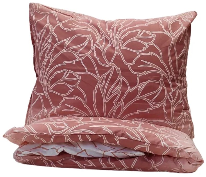 Pamut lepedők Fatima Rózsaszín TiaHome - 1x Párna 90x70cm, 1x Paplan 140x200cm