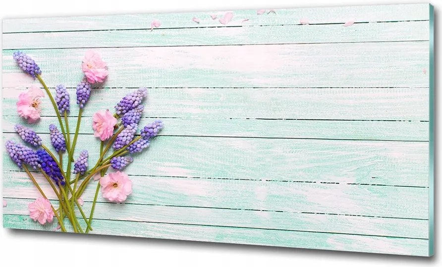 Fotó üvegkép Pitypang magok 125x50