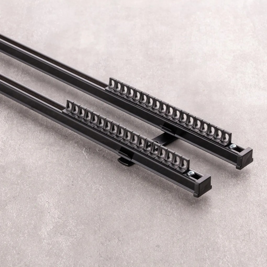 Alumínium mennyezeti sín Ts dupla 150cm mennyezeti szett