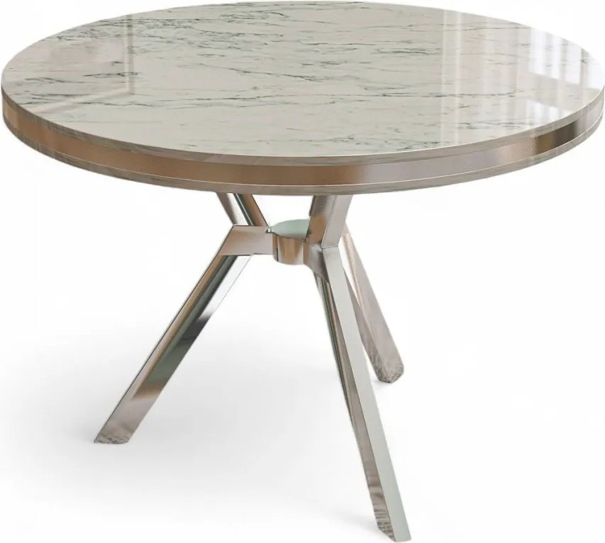Mos - White Marble, Chrome