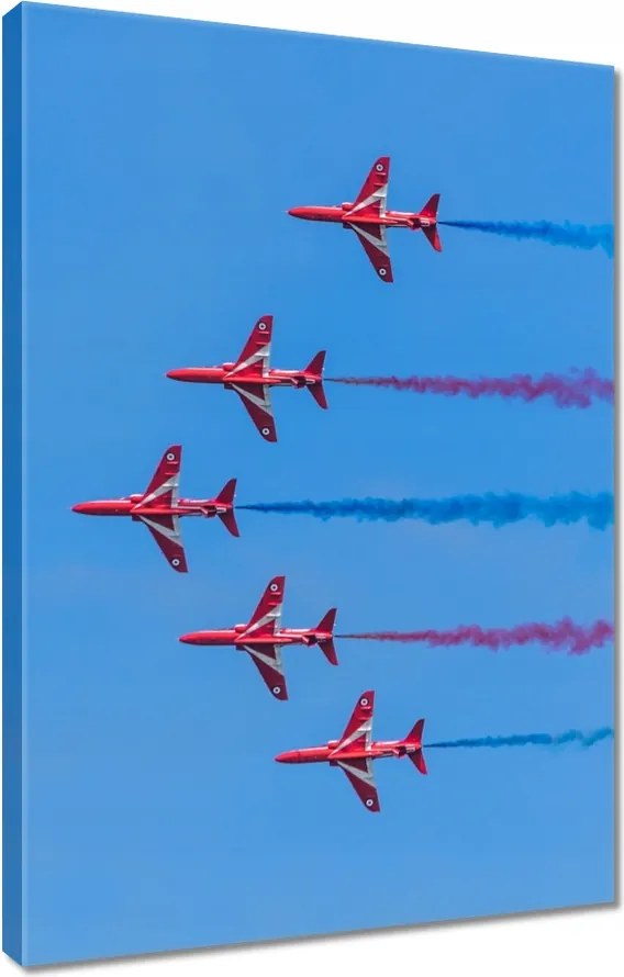 Vászonkép 60x90 Repülőgépek bemutató