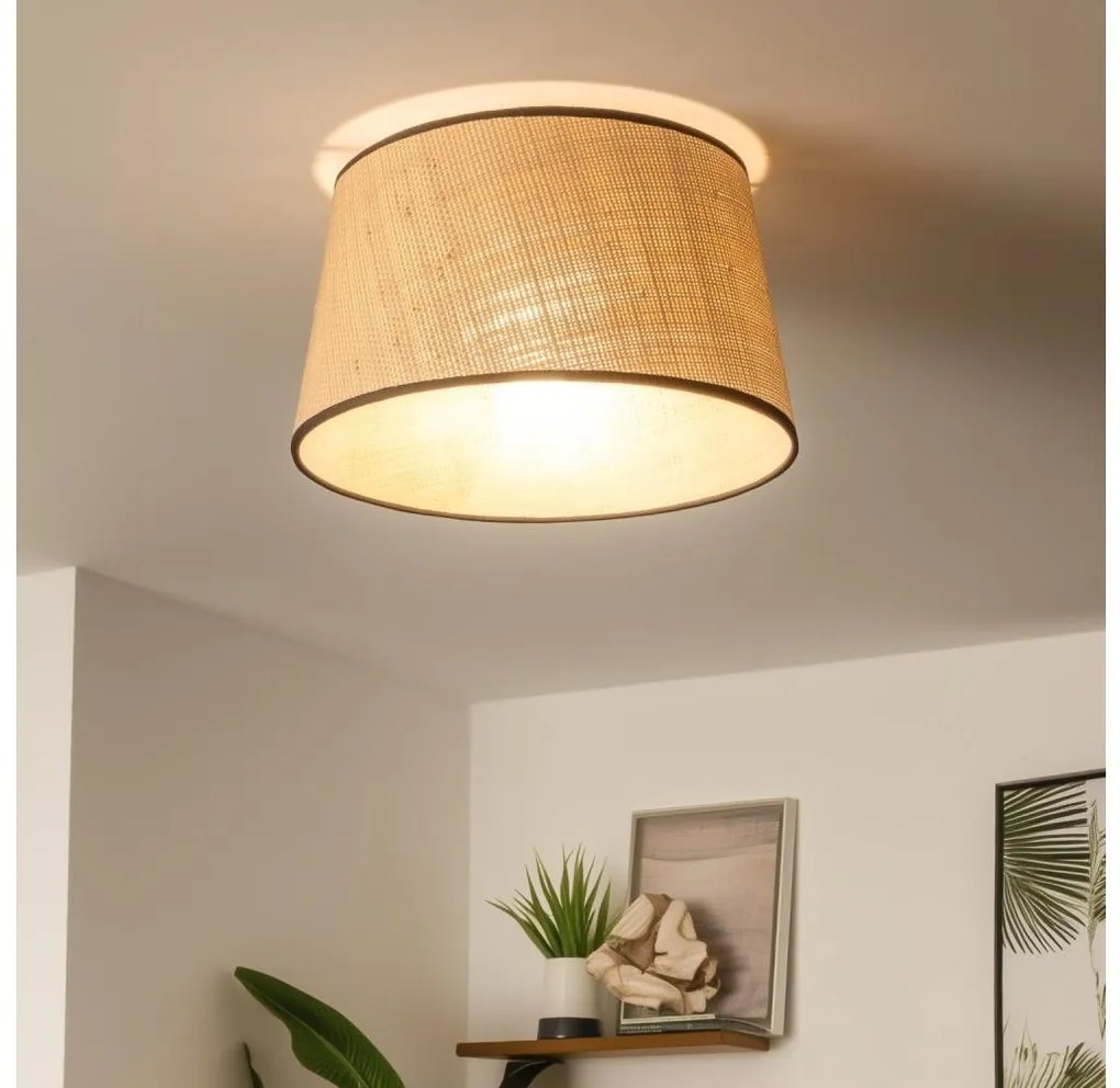 Brilagi - LED felületre szerelhető csillár CERIA 1xE27/40W/230V átm. 35 cm bézs